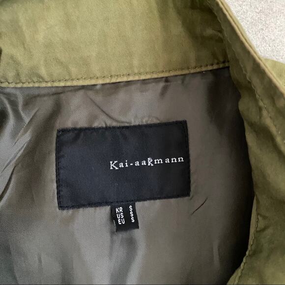 Kai Aakmann army green utility jacket S - Picture 4 of 7